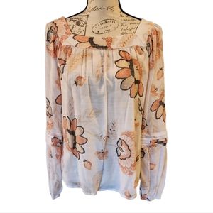 Lauren Conrad Sheer Boho Top